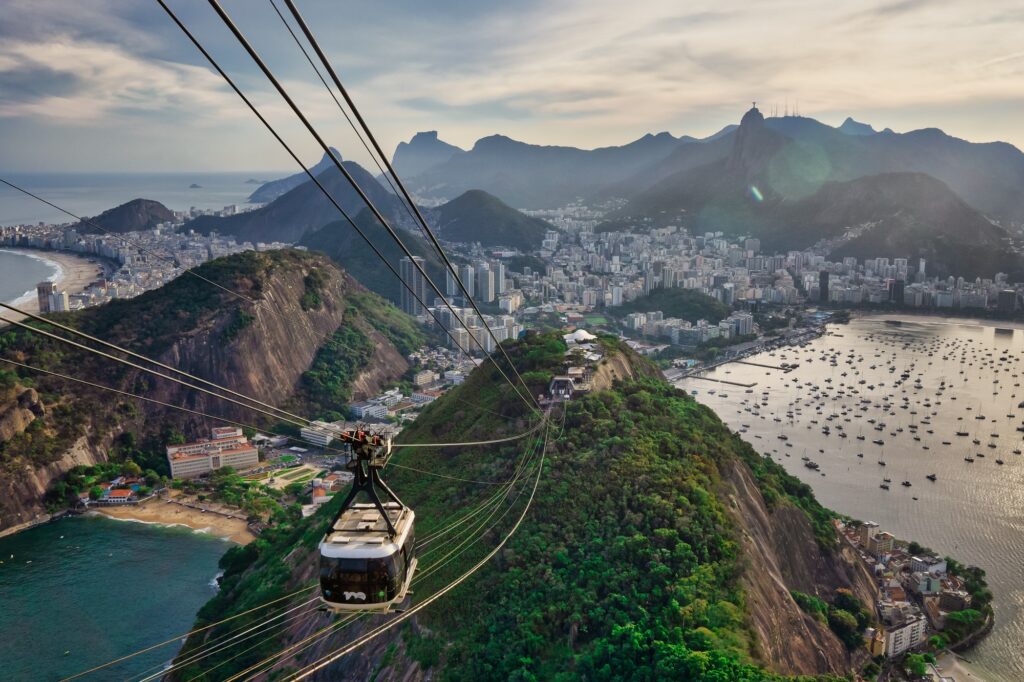 Rio de Janeiro shown from above
